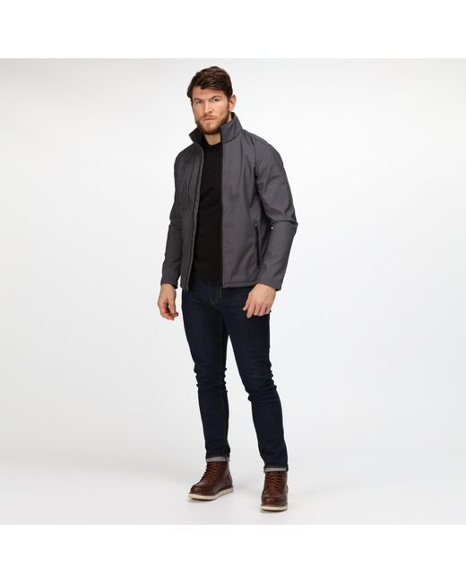 Regatta Gray Octagon Ii Printable 3 Layer Jacket for men