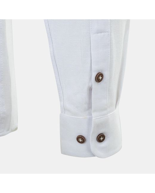 Firetrap White Plain Shirt for men