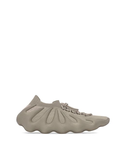 Yeezy Gray 450 Stone Flax Sock-Style Ankle Comfort Sneakers