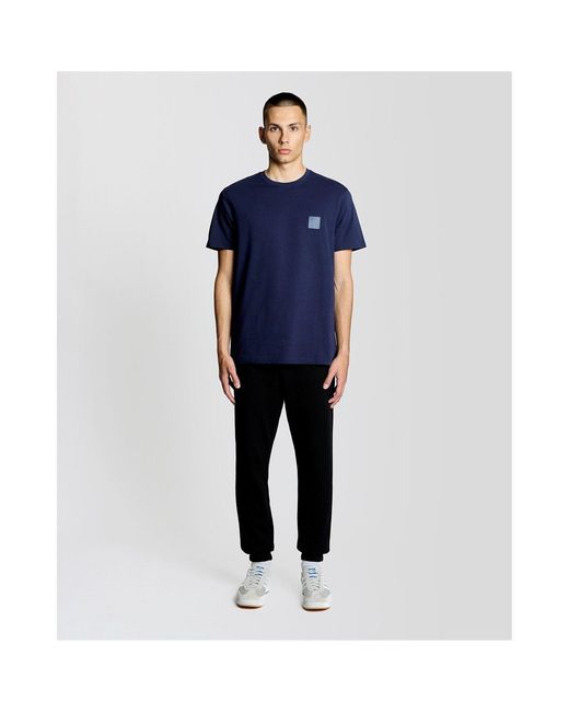 Lyle & Scott Blue Lyle & Scott Back Graphic T-Shirt for men