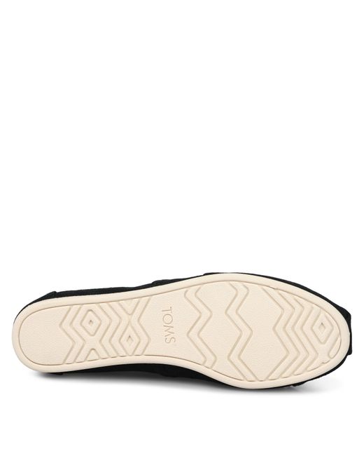 TOMS Black Wide Alpargata Shoes
