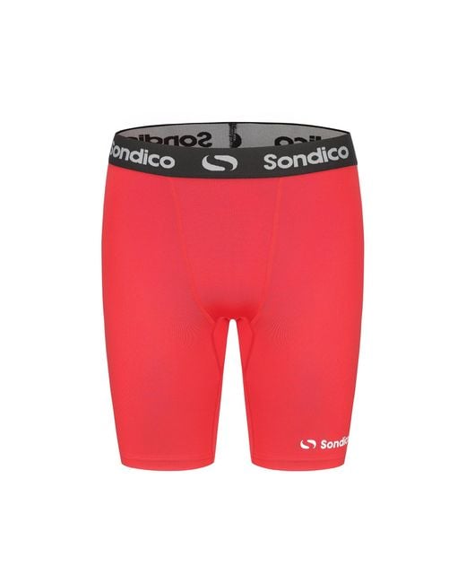Sondico Red Core 6 Base Layer Shorts for men