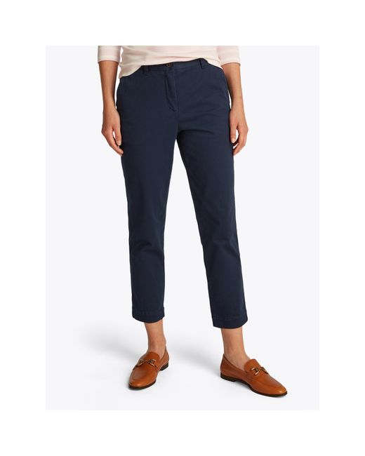 Tommy Hilfiger Blue Stretch Slim Chino