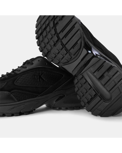 Calvin Klein Black Hike Runners for men