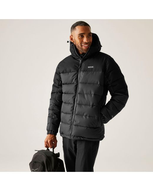 Regatta Black Aldthorn Water-Resistant Quilted Jacket for men