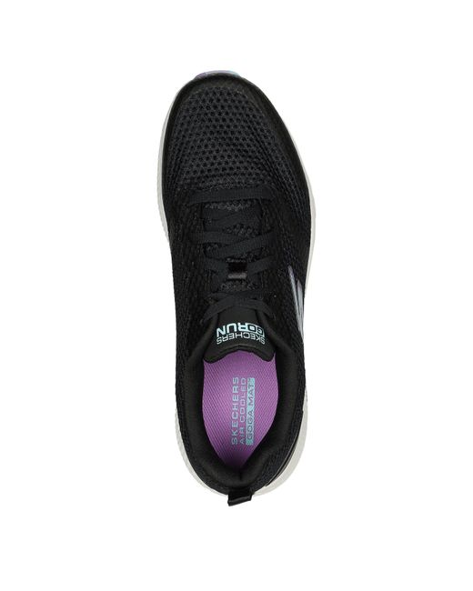 Skechers Blue Circular Mesh Lace Up W Marbled Rub Slip On Trainers