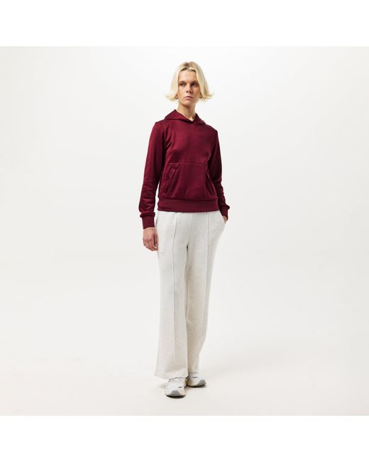 Calvin Klein Red French Terry Zipped Tracksuit Top