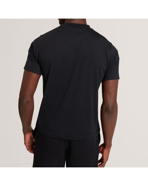 Ted Baker Black Ss Box Graphic Logo Tee for men
