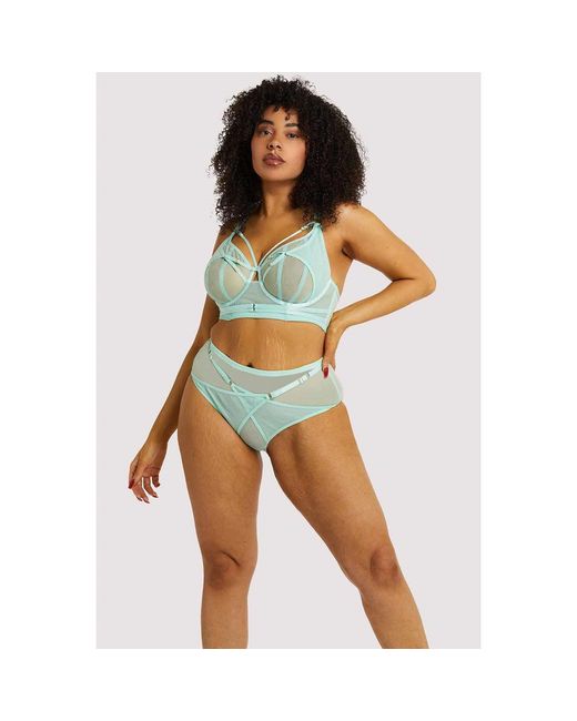 Playful Promises Green Eddie Crossover Wrap Bra