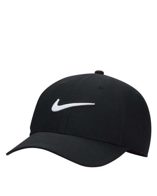 Nike Black Dri-Fit Club Structured Swoosh Cap for men