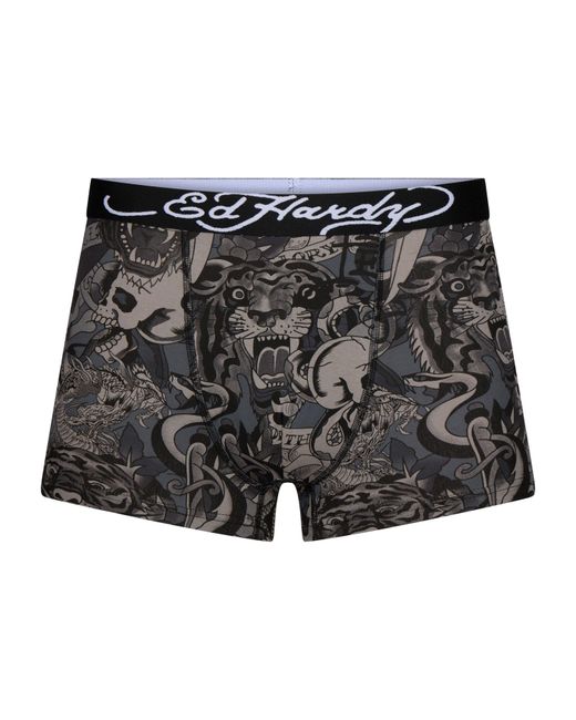 Ed Hardy Blue 5 Pack Boxers for men