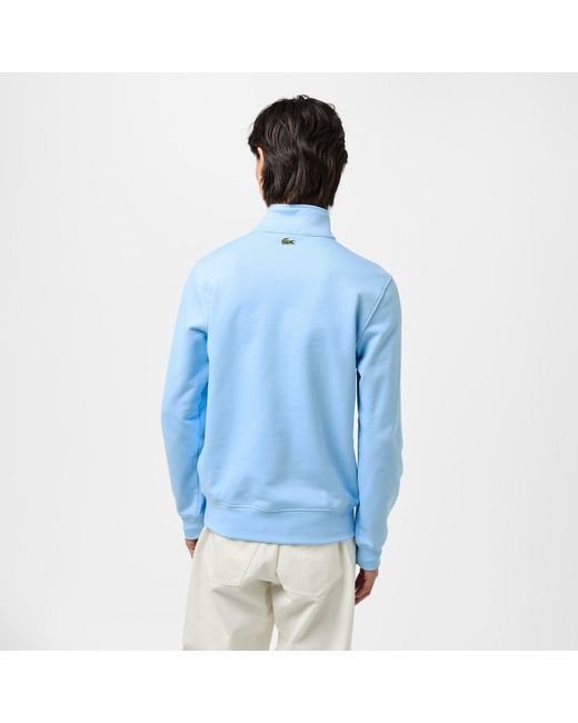 Lacoste Blue Adults Breathable Crew Neck Jumper