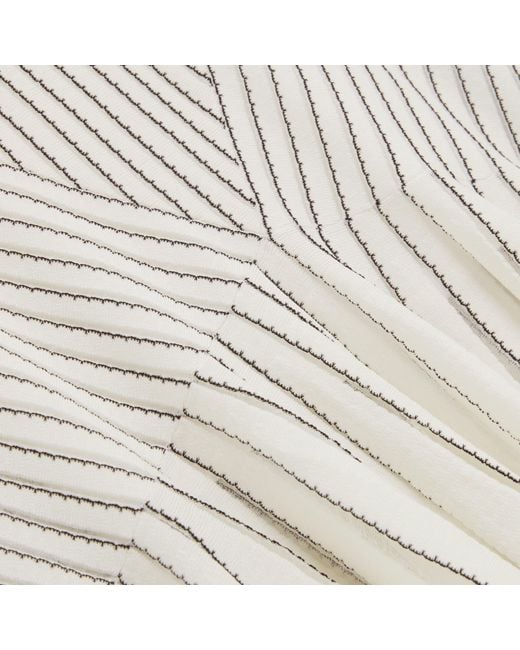 Ted Baker White Knitted Mini Dress