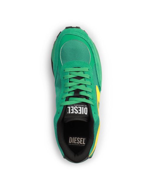 DIESEL Green S-Tyche D Low-Top Trainers for men