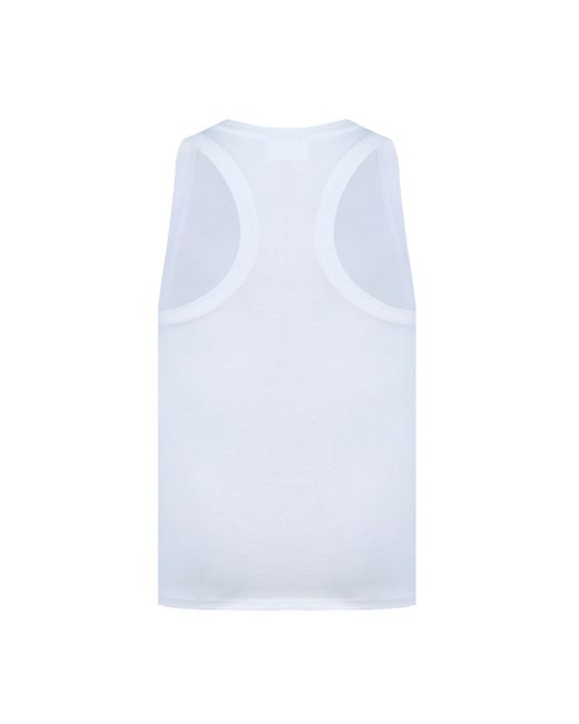 Slazenger 1881 White Muscle Vest for men