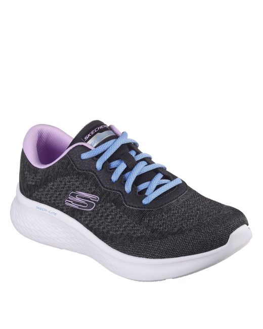Skechers Blue Slip On Trainers