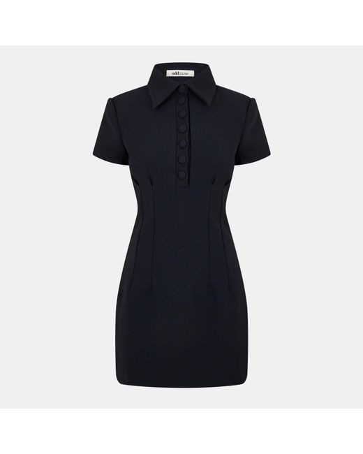 Odd Muse Black The Ultimate Muse Collared Mini Dress