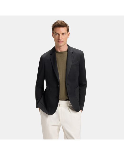 Boss Blue Beckham X Double Breasted Long Sleeve Blazer for men