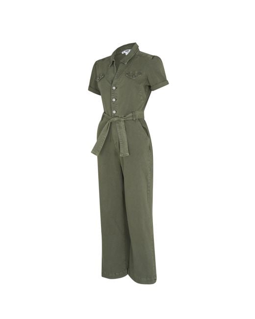 PAIGE Green Anessa Jumpsuit
