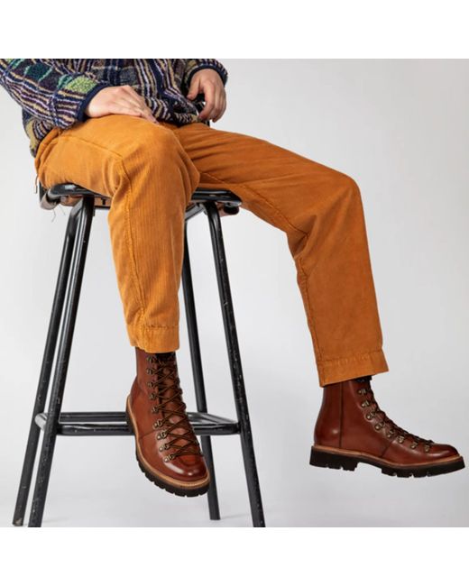 GRENSON Brown Brady Boot for men