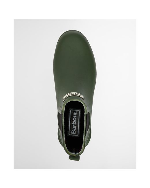 Barbour Green Wilton Chelsea Wellington Boots