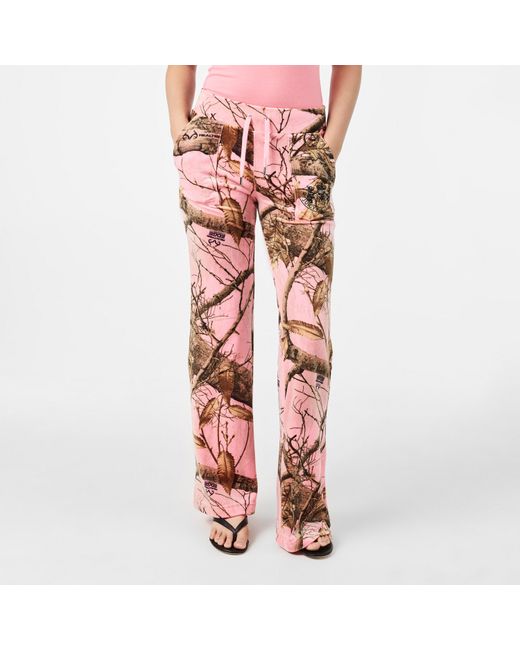 Pleasures Pink X Juicy Couture Realtree Velour Track Pants