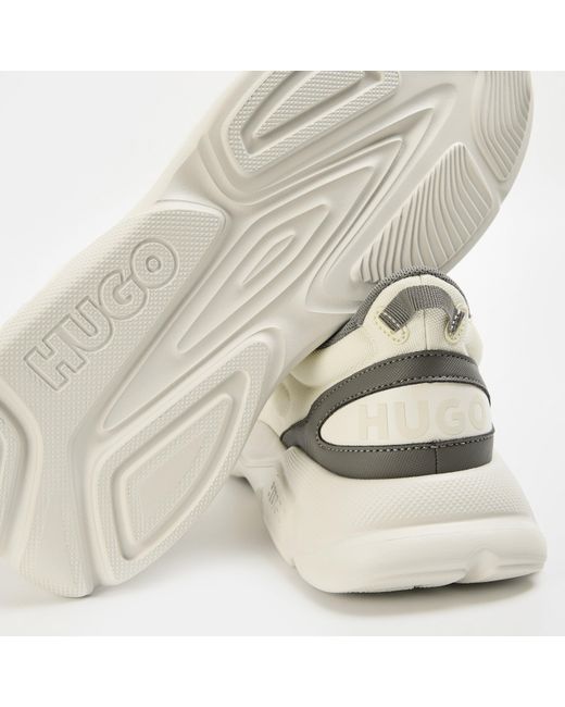HUGO White Leon Runners for men