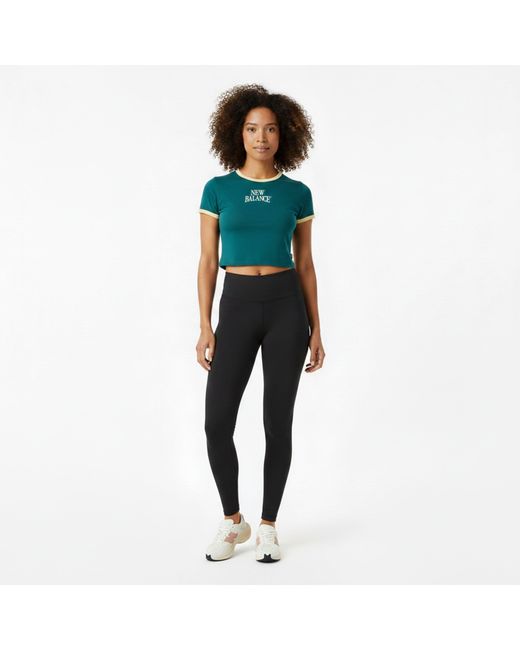 New Balance Blue Crop Top
