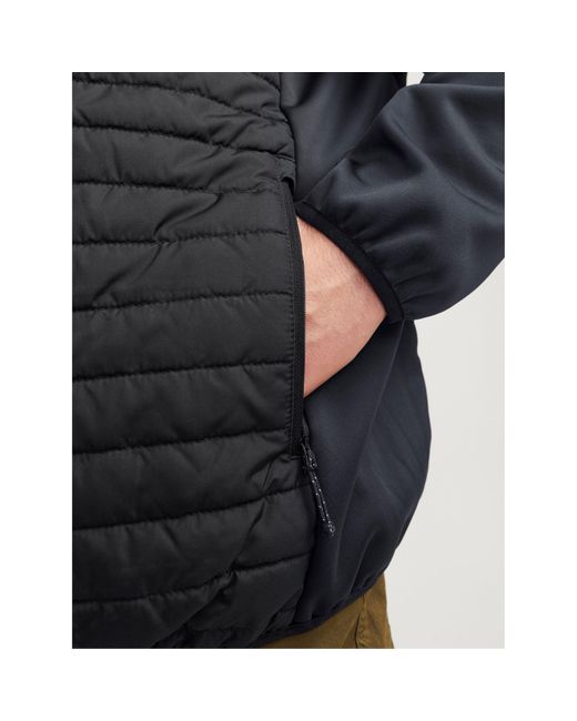 Jack & Jones Blue Lightweight Quilted Puffer Jacket for men
