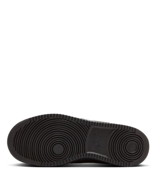 Nike Black Court Vision Low Next Nature Trainers