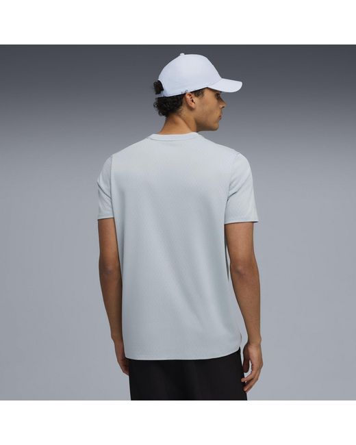PUMA Blue Pd Carbon Short Sleeve Performance T-Shirt for men
