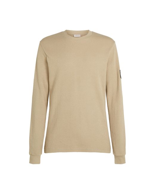 Calvin Klein Natural Waffle Long Sleeve Top for men