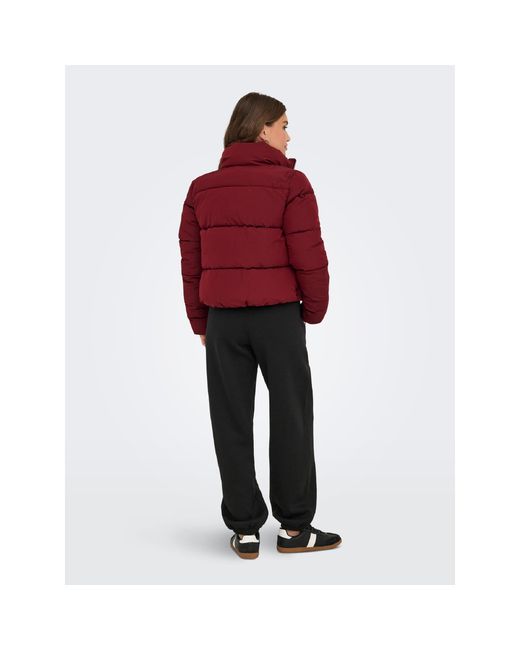 ONLY Red Dolly Short Puffer Jacket