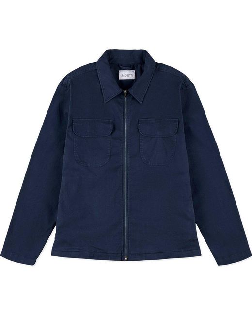 Albam Blue Clarence Weather-Resistant Harrington Jacket for men