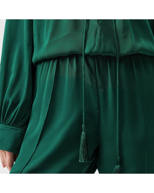 Tom Ford Green Structured Tailored Jumpsuit