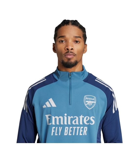 Adidas Blue Arsenal Tiro Competition Training Top 2025 2026 Adults for men