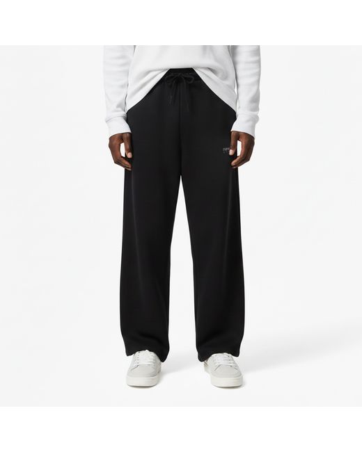 New Balance Black Trackside Open Hem Fleece Jogger for men