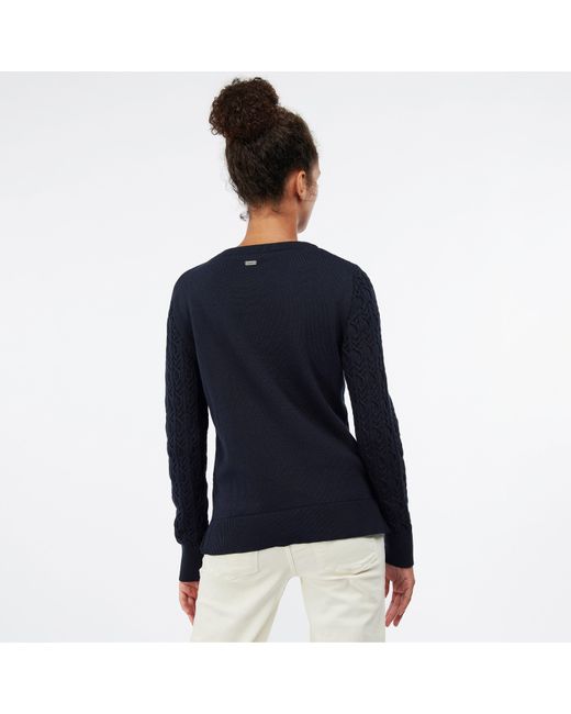 Barbour Blue Hampton Knit Sweater