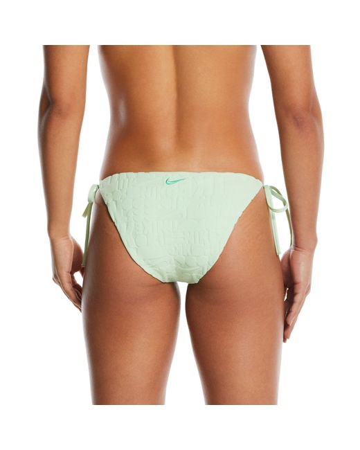 Nike Blue Retro Flow Tie String Bikini Bottom