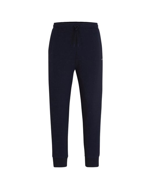 Boss Blue Hadiko Joggers With Drawstring Waistband for men
