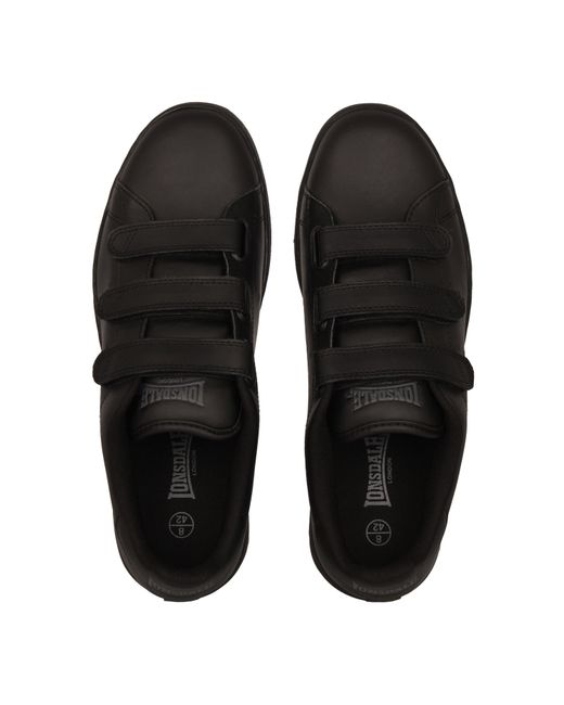 Lonsdale Black Leyton Trainers for men