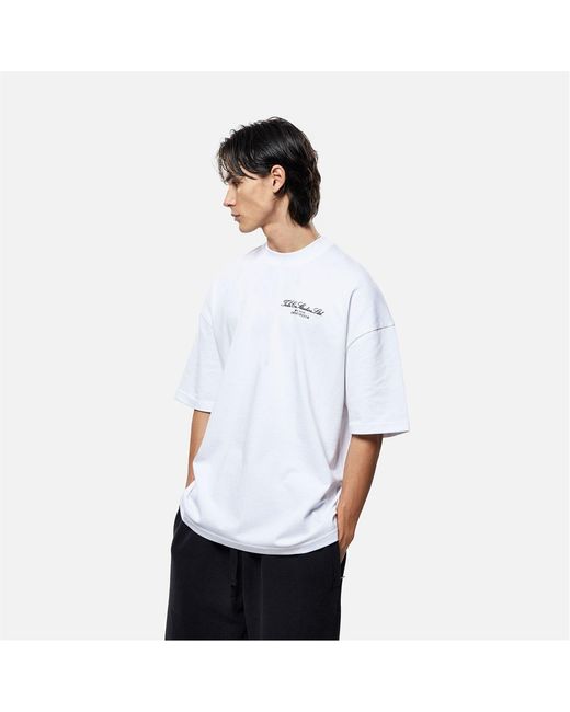 TELA CRUZ White Studio Tee for men