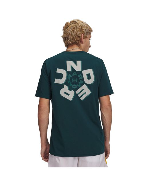 Under Armour Green T-Shirt for men