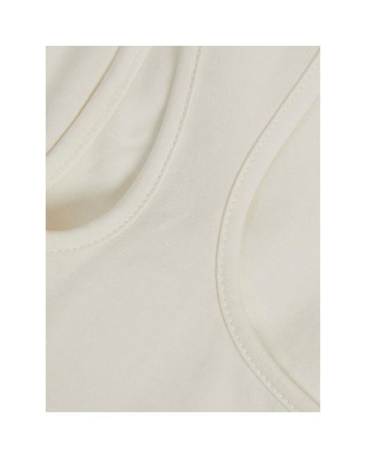 JJXX White Sleeveless Square Neck Top Ladies