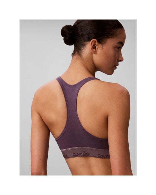 Calvin Klein Purple Calvin Mod Cot Blet Ld71