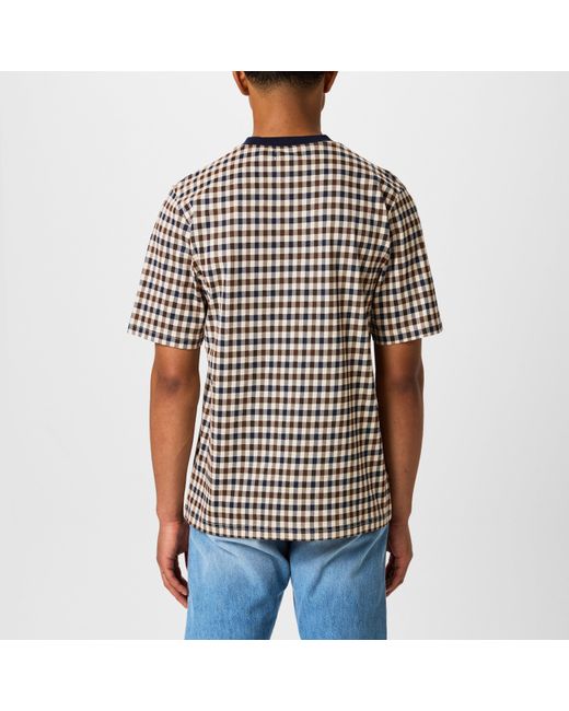 Aquascutum Black Tee for men