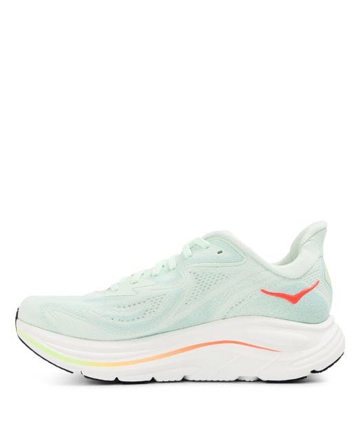 Hoka One One White Clifton 10 Everyday Neutral Road Running Shoes