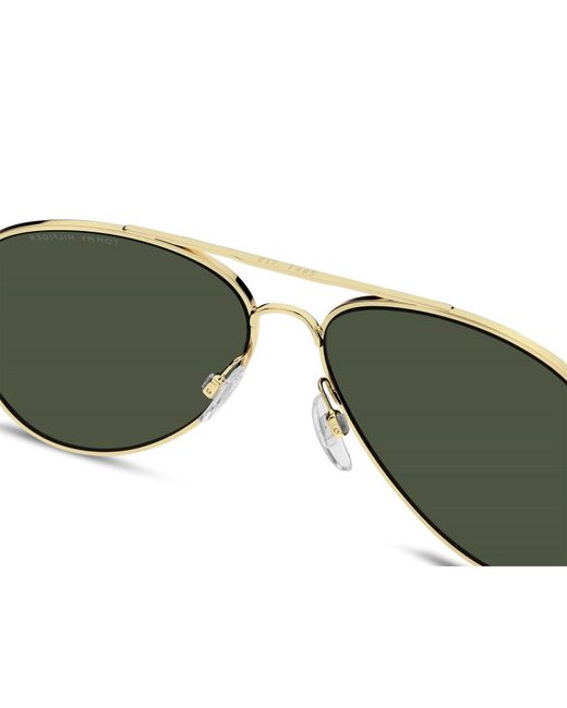 Tommy Hilfiger Green Pilot Aviator Sunglasses for men