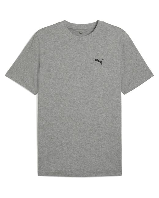 PUMA Gray Regular Fit T-Shirt for men