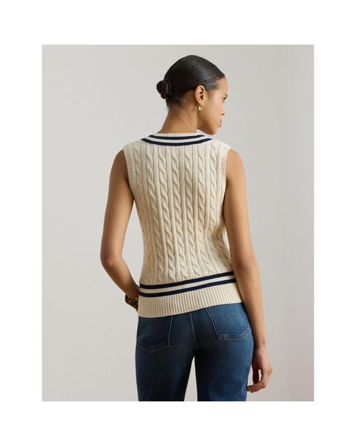 Ralph Lauren Natural Knitted Top